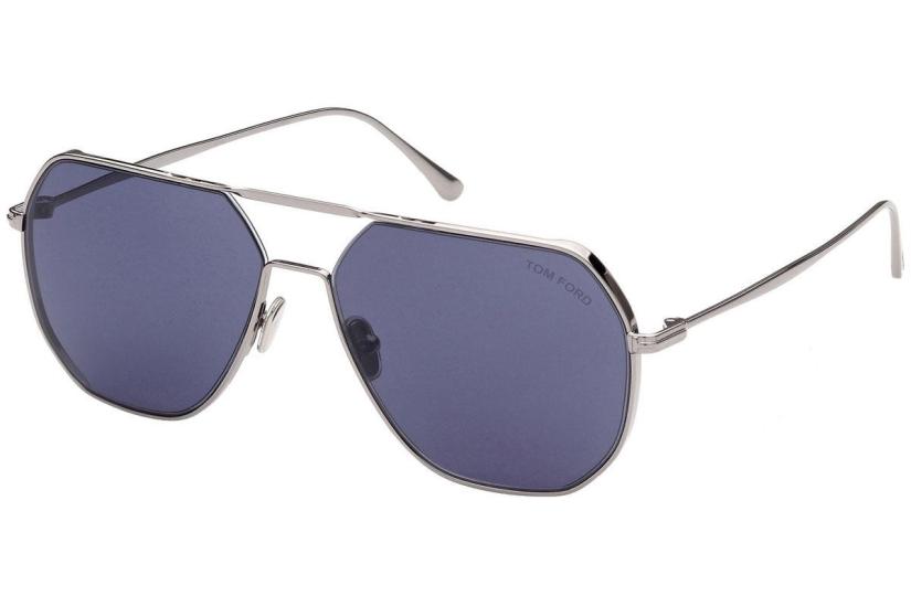 Tom Ford GILLES-02 (FT0852-14V) 59 | Unisex Lacivert Güneş Gözlüğü